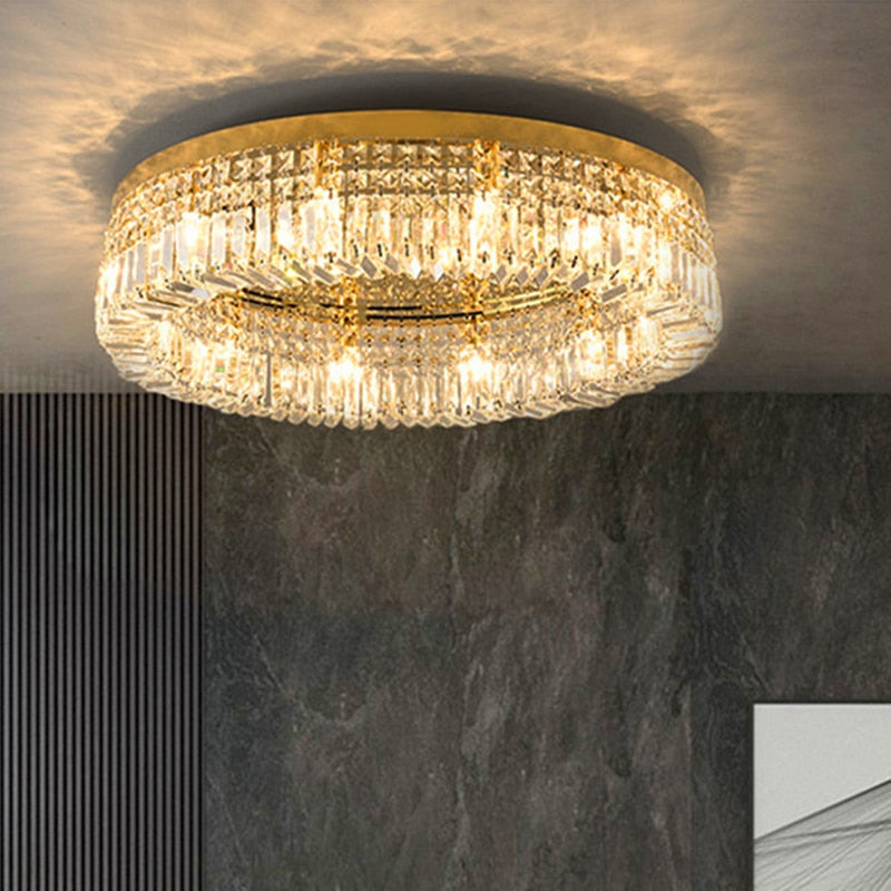 Modern Crystal Ceiling Light