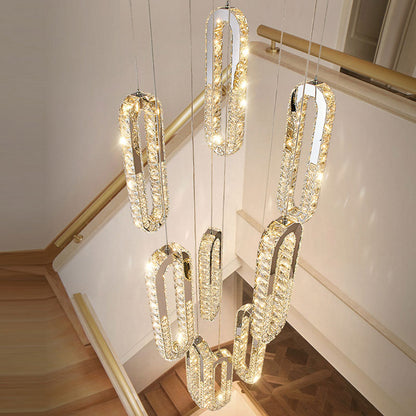 High-end Villa Nordic Modern Large Chandelier