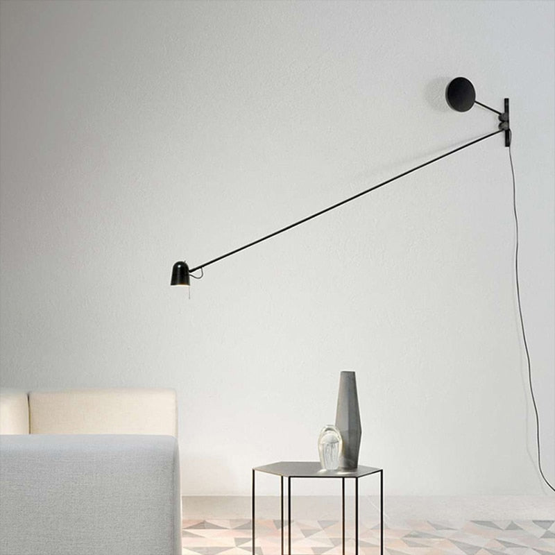 Minimalist Black White Indoor Wall Light