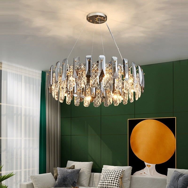 Luxury Modern Crystal  LED Ceiling Light