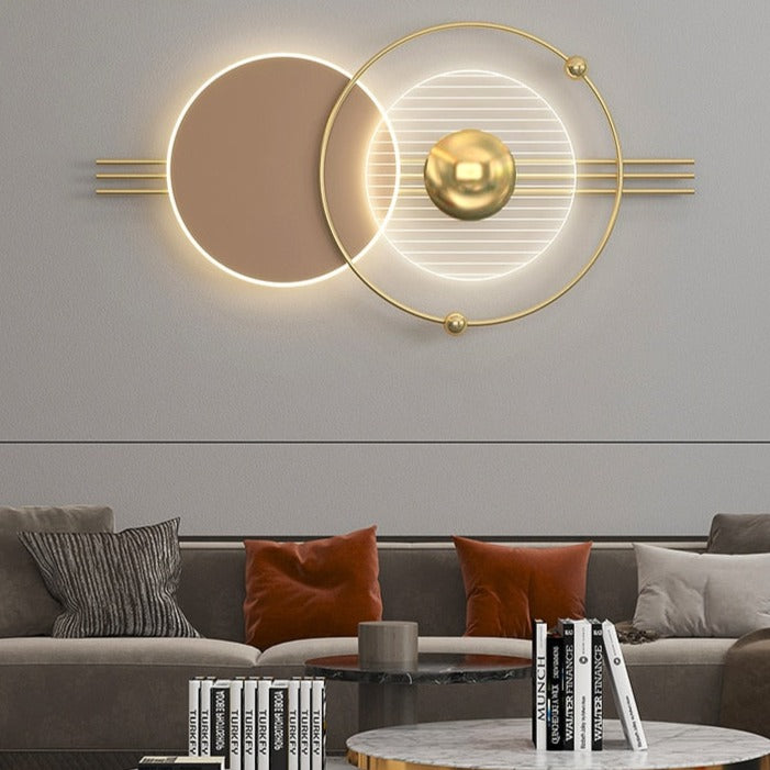 Modern Led Wall Sconce Nordic Circle Wall Lights
